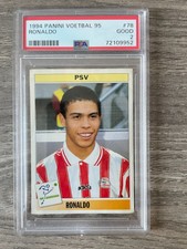 RONALDO RC Rookie Sticker 1994 Panini Voetbal 95 #78 PSV PSA 2