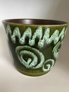 Vintage Retro West German Pottery Planter - Picture 1 of 14