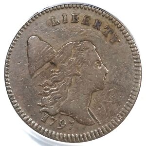 1797 C-3b R-4 PCGS VF 20 Lettered Edge Liberty Cap Half Cent Coin 1/2c