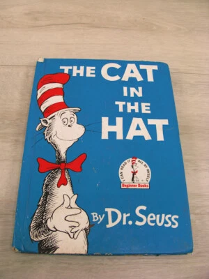 The Cat In The Hat Dr. Seuss 1957 Renewed 1985 HC Beginner Books  - Image 1 of 4