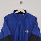 Vintage 90'S Blue Black Nike Windbreaker Full Zip Track Jacket Small