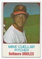 MIKE CUELLAR 1975 Hostess Baseball card #42 Baltimore Orioles FAIR
