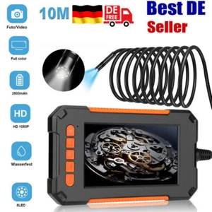 Endoscope with 4.3'' LCD 1080P HD Inspection Camera IP67 8mm Pipe Camera Endoscope - Picture 1 of 12