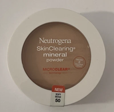 Neutrogena SkinClearing Mineral Powder, MicroClear Technology, 50 Soft Beige - Image 1 of 2