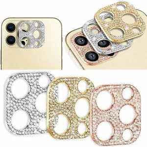Bling Diamond Camera Lens Protector Sticker Case For iPhone 15 16 Pro Max 13 11 - Picture 1 of 36