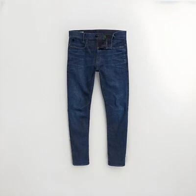 Jeans masculino G-Star Raw D-Staq 3D slim tamanho 38 x 34 superstretch ultramarino NOVO - Imagem 1 de 4