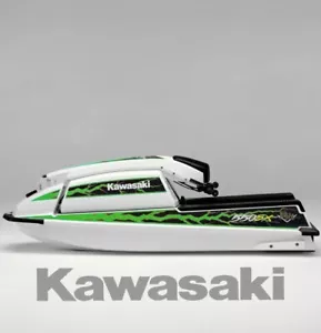 kawasaki jet ski 550sx decal graphics sticker full kit 550 sx Green Black - Picture 1 of 6