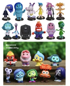 Neu Disney Inside Out 2 Joy Anxiety Envy Ennui Cartoon Figuren PVC Spielzeug Puppen - Bild 1 von 12