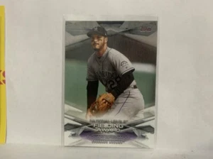 MLBA-23 Nolan Arenado NL Fielding Award Colorado Rockies 2018 Topps Series 1 Bas - Picture 1 of 2