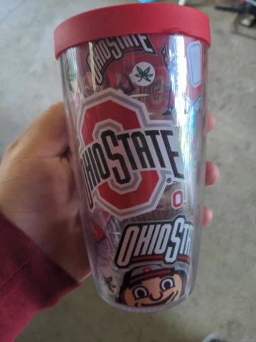 OHIO STATE UNIVERSITY BUCKEYES All Over Classic Tervis Tumbler 16oz Cover