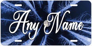 Luna Llena en el Bosque Personalizada Novedad Coche Auto Matrícula Cualquier Nombre - Imagen 1 de 3