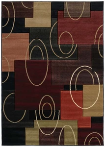 United Weavers 510-20576 Onyx Geometric Squares 3x7 Area Rug - Approx 2'7"x7'4" - Picture 1 of 1