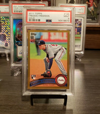 2011 Topps Gold #145 Freddie Freeman Atlanta Braves RC Rookie /2011 PSA 9 Mint