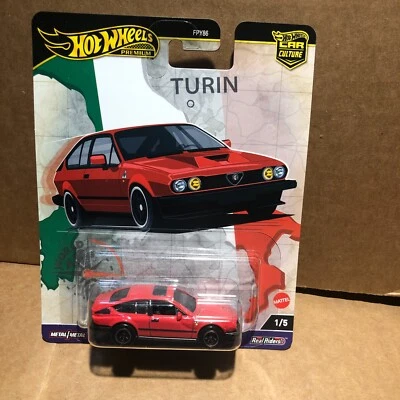 1/64 HOT WHEELS REAL RIDERS PREMIUM 1/5 ALFA ROMEO GTV6 3.0 ROJO Foto 1 de 2