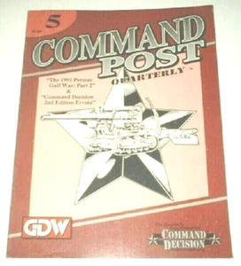 COMMAND POST #5: THE 1991 PERSIAN GULF WAR PT.II & CMD DECISION ERRATAS - GDW. - Imagen 1 de 1