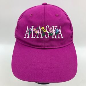 Arctic Circle Alaska hat cap adjustable dad baseball pink floral cotton