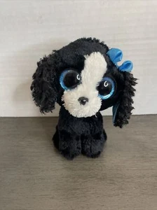 TY Beanie Babies Boo Big Eyed Tracey Plush Dog Stuffed Toy Animal Small 9" - Picture 1 of 2