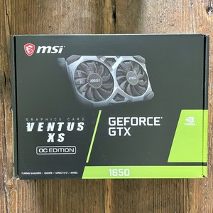 NEW MSI Gaming GeForce GTX 1650 OC 4GB GDRR6 Twin Fan Graphics Card Ventus XS OC