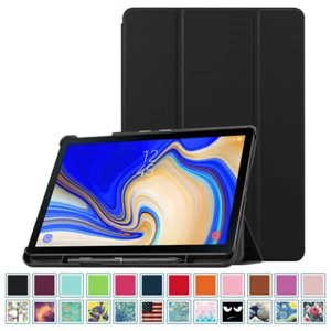 For Samsung Galaxy Tab S4 10.5 inch 2018 Slim Case Cover Stand with S Pen Holder - Picture 1 of 11