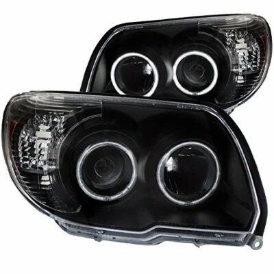 ANZO (111320) Projector Headlights w/ Halo Black for 2006-2009 Toyota 4Runner Foto 1 de 2