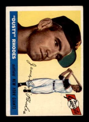 1955 Topps #1 Dusty Rhodes GVG NY Giants 556250 - Image 1 of 2
