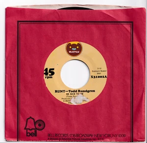 (nS115) Runt - Todd Rundgren, Be Nice To Me - 7" vinyl - Picture 1 of 2