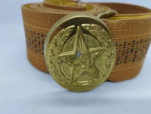 Cinturón del ejército soviético vintage oficial desfile - cinturón militar de la URSS - uniforme - Imagen 1 de 13