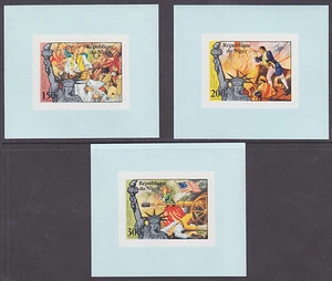 Niger Sc C269-C271 MNH. 1976 US Bicentennial, 3 diff unlisted proofs, fresh, VF - Picture 1 of 1