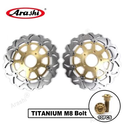 Fit Suzuki GSXR600 GSXR750 2004 2005 K4 K5 300mm Front Brake Rotor & M8 Bolts - Image 1 of 4