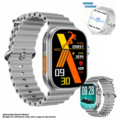 Women/men Smart Watch Fitness Bluetooth Call Watch for Android and IOS - Image 1 of 4