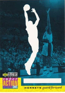 1996-97 UD Collectors Choice GLEN RICE Stickums insert #B3 Charlotte Hornets - Picture 1 of 2