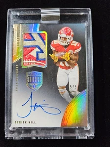 🌟 Tyreek Hill 2021 Panini Eminence Gold #5/5 Auto Conference Patch Chiefs - Bild 1 von 2