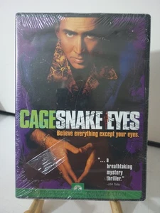 Snake Eyes (DVD, 1999, Widescreen) Nicholas Cage New Sealed Free Ship - Picture 1 of 3