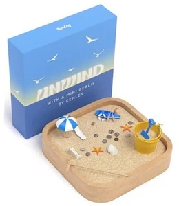 Mini Zen Garden Sandbox - Beach Sand Zen Garden for Desk - Desk Sandbox for - Picture 1 of 7