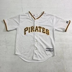 Pittsburgh Pirates MLB Stitched Baseball Jersey Cool Base Kids Boys Sz L 7/6x - Picture 1 of 10