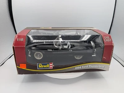 Ford Thunderbird 1956 convertible 1/18 Revell negro nuevo de stock Foto 1 de 4