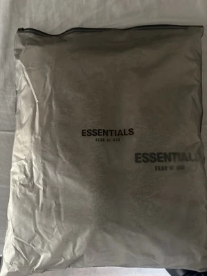 Sudadera con Capucha Fear of Gods Essentials Para Hombre Grande Gris Nueva con Etiquetas Auténtica Foto 1 de 4