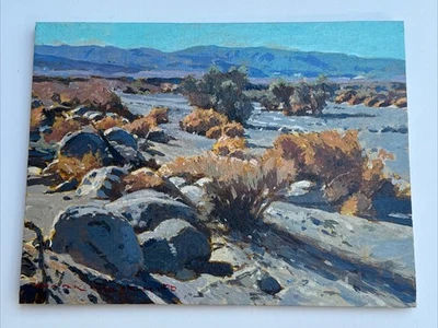 MARK KERCKHOFF PAINTING CALIFORNIA LISTED IMPRESSIONIST SMALL GEM Landscape Oil - Image 1 of 4
