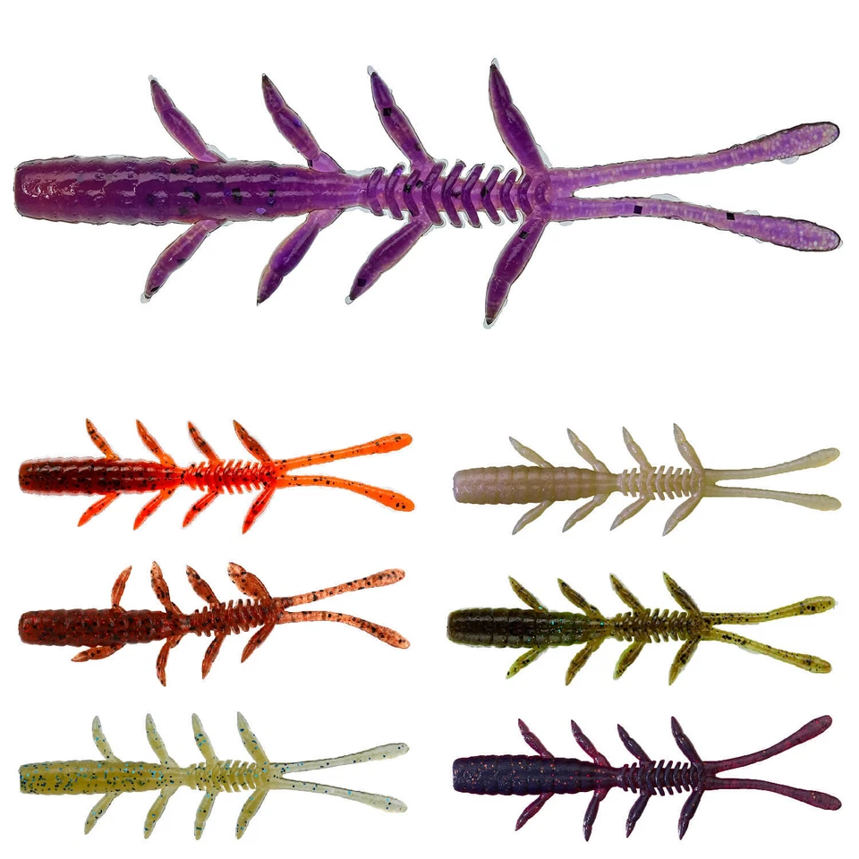 Illex Softlure Scissor Comb 7,6cm 3" 8Stk. Gummiköder Barsch Zander Hecht Döbel - Bild 1 von 1