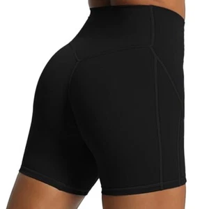 Workout Biker Shorts for Women Tummy Control High Waisted Exercise Gym Yoga L... - Picture 1 of 7