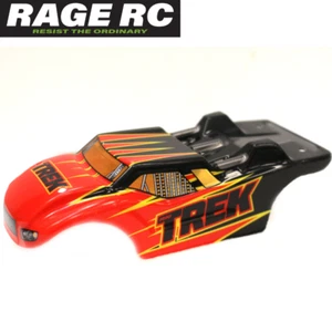 Rage RC RGRC2453R Mini Trek Body Red 1/24 Micro Car Truck Truggy Part - Picture 1 of 2