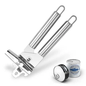 New Heavy Duty Stainless Steel Can Bottle Jar Lid Opener Manual Kitchen Tool - Picture 1 of 8