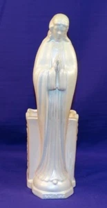 VINTAGE RUBENS POTTERY BLESSED MADONNA VIRGIN MARY PLANTER HEAD VASE 9 3/4" #221 - Picture 1 of 10
