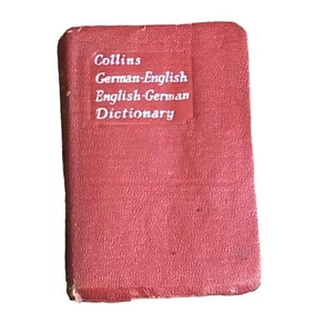 Vintage Collins "German – English, English – German" pocket dictionary. Rare - Picture 1 of 4
