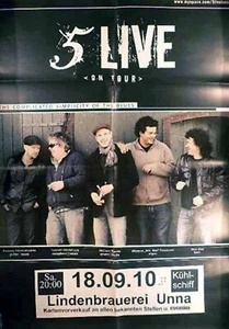 5 Live - Unna 2010 Konzert-Poster A1 - Bild 1 von 1