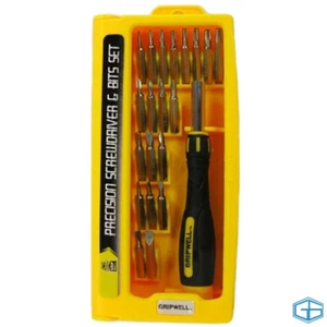 GRIPWELL PRECISION SCREWDRIVER SET 20 PACK - Picture 1 of 1