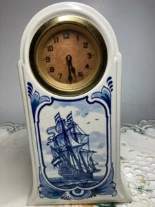 Antique Delfts Clock-ceramic retro from Dutch - Picture 1 of 5