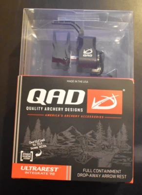 QAD Ultrarest Integrate R2 Arrow Rest Black -New in box- old stock - Image 1 of 2