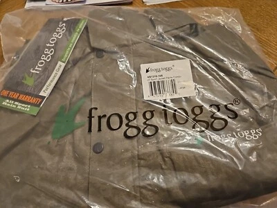 Frogg Toggs Rain All Sport Rain Suit Mens Large Stone/Black  Jacket & Pants  New - Image 1 of 4