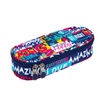 ST. MAJEWSKI ST.RIGHT Mäppchen Federmäppchen Schülermäppchen Schule Case SLOGAN PC1